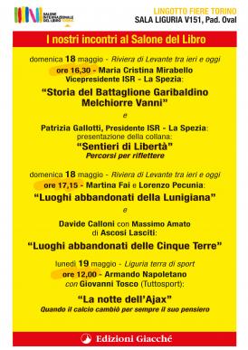 I nostri autori al Salone del Libro