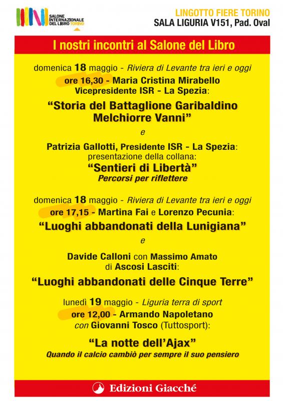 I nostri autori al Salone del Libro